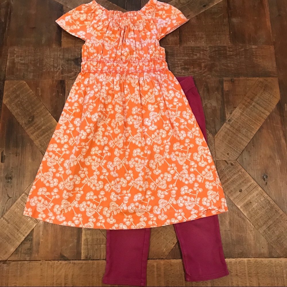 Tea Collection dress and leggings set